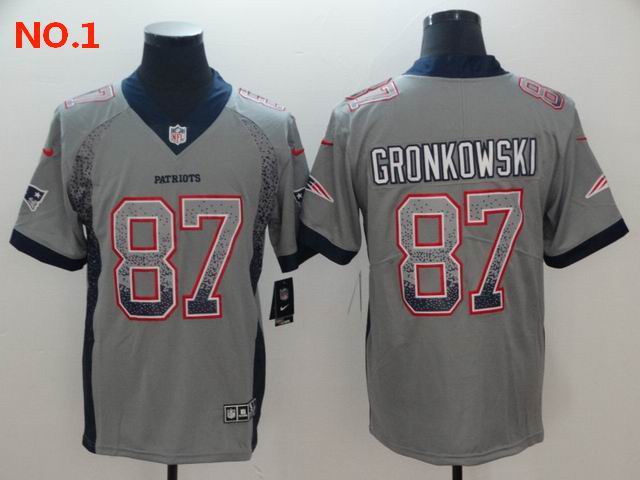 Men's New England Patriots #87 Rob Gronkowski Jerseys-41